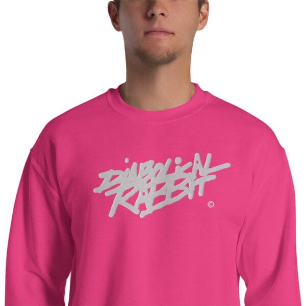 D-Rabbit Script Heliconia Embroidered Sweatshirt - Image 3