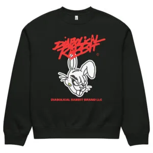 Diabolical Rabbit Oversized Heavyweight Sweatshirt