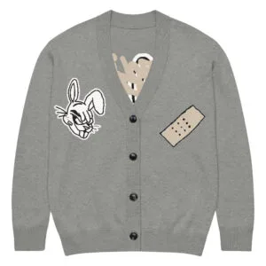 The Rabbit Band-Aid Knitted Cardigan