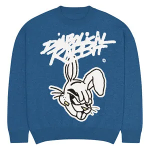 The Rabbit Blueish Crew Neck Sweater