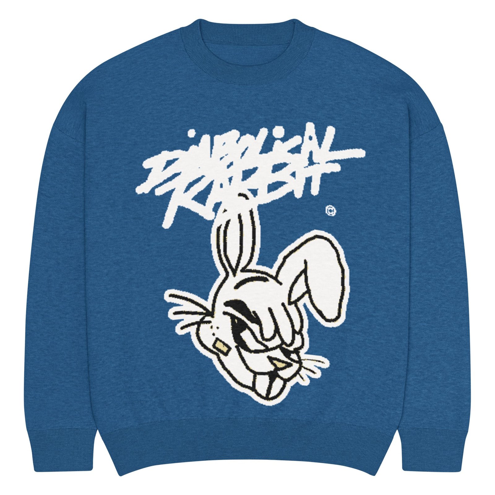 The Rabbit Blueish Crew Neck Sweater - Image 4
