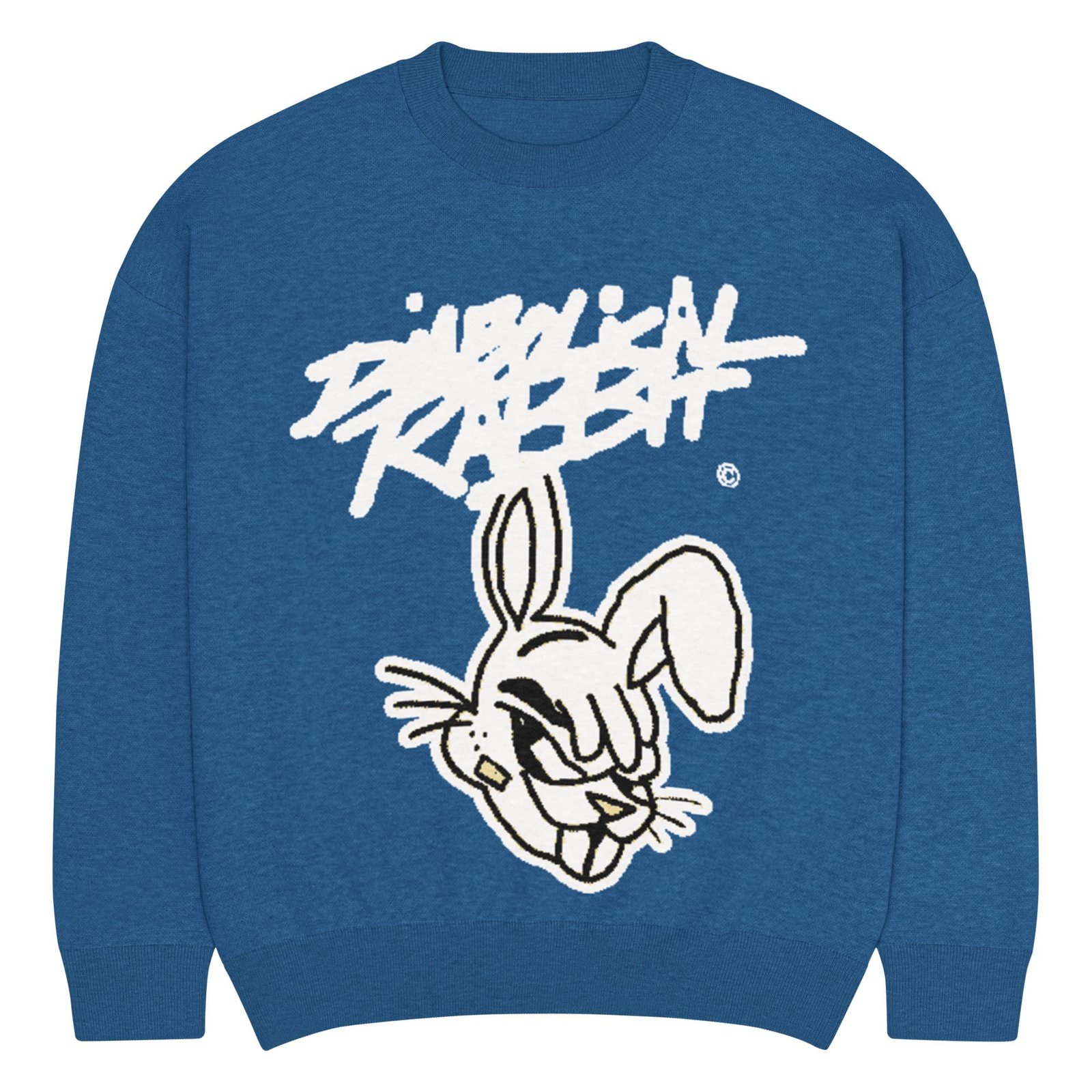 The Rabbit Blueish Crew Neck Sweater - Image 8